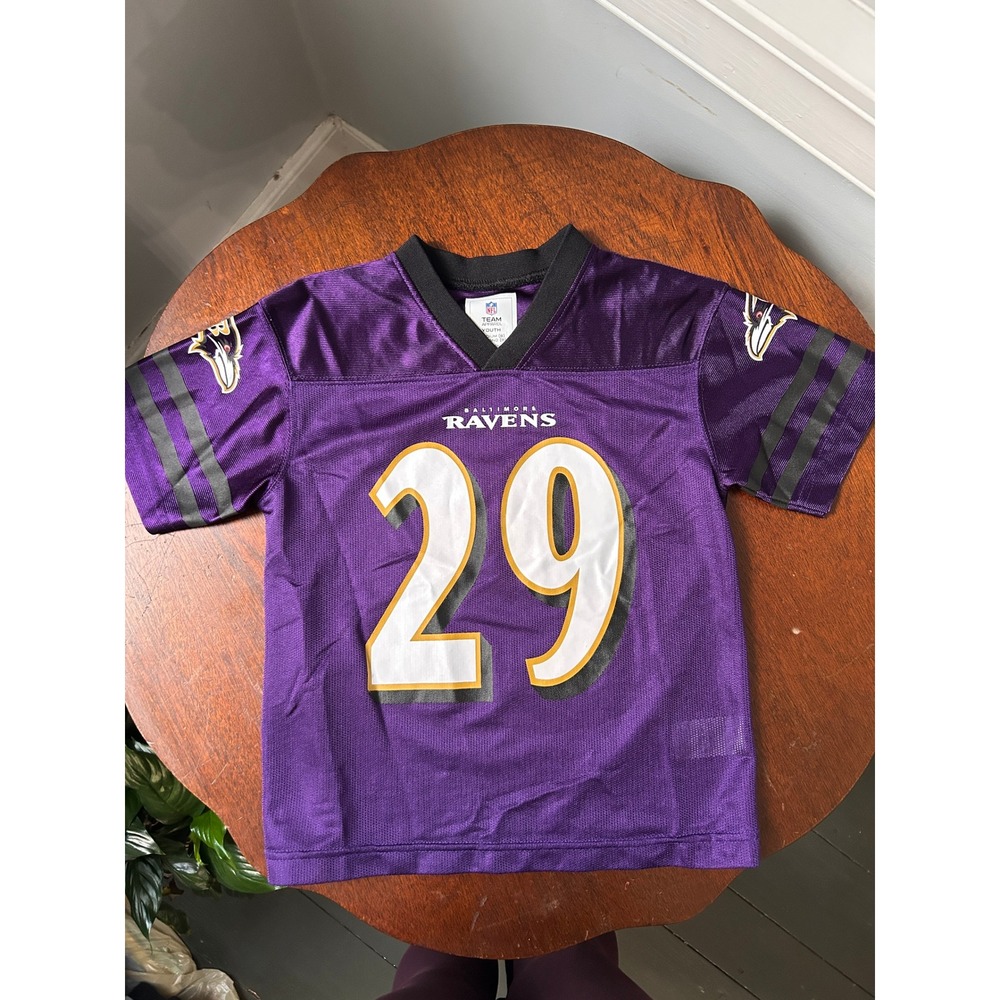 NFL Team Apparel Baltimore Ravens Justin Forsett 29 Youth Jersey Purple Size M 8